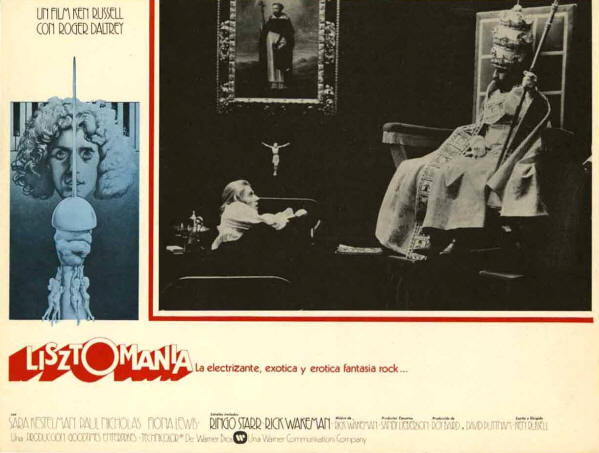 Roger Daltrey - Lisztomania - 1975 Mexico Lobby Card