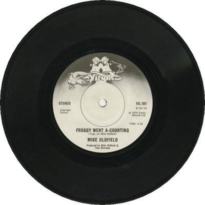 Mile Oldfield - Mike Oldfield's Single / Froggy Went A-Courting - 1974 UK 45 (Solid Core Version)