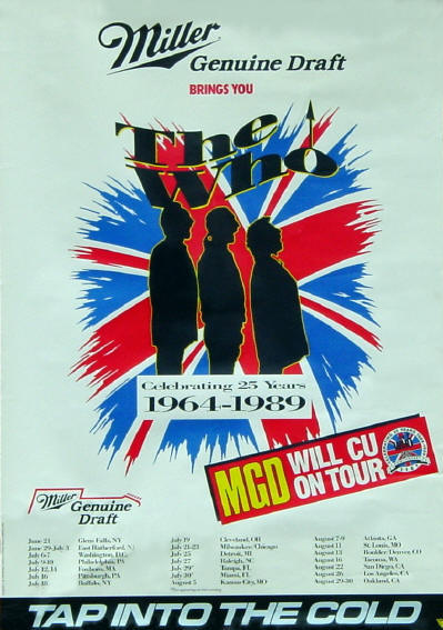 The Who "Miller" - 1989 USA (Promo)