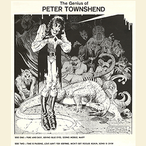 Pete Townshend - IBC Demos / Genius Of Pete Townshend - LP (Back Cover)