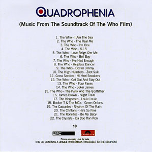 The Who - Quadrophenia (1979 Soundtrack)