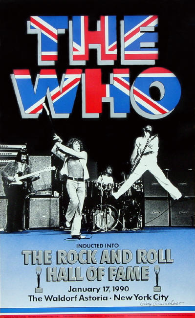 The Who - "The Rock & Roll Hall Of Fame"- 1990 USA (Promo)