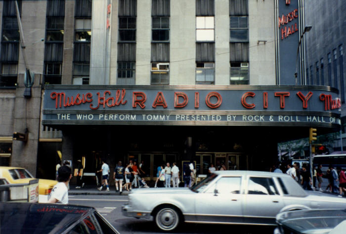 The Who - Radio City Music Hall - June 27, 1989