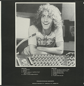The Who - Radio London - LP (Berkley) - Back Cover