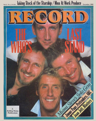 The Who - USA - Record - December, 1982