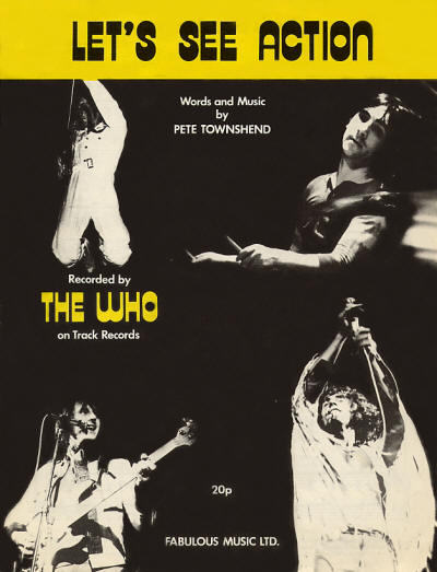 The Who - UK - Let's See Action - 1971