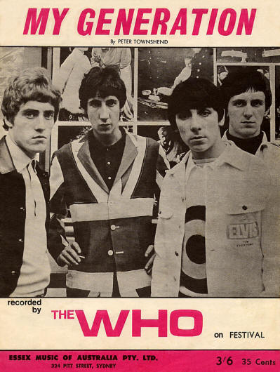The Who - UK - My Generation - Australia - 1965