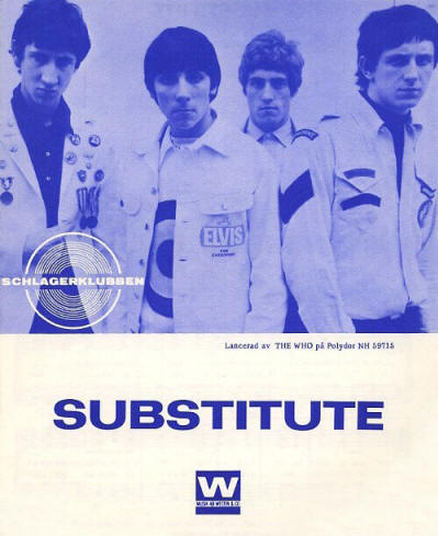 The Who - Sweden - Substitute - 1966