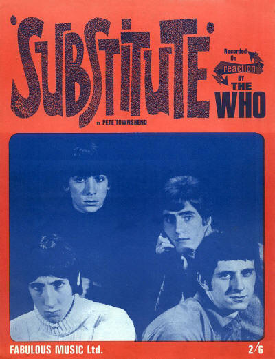 The Who - UK - Substitute - 1966