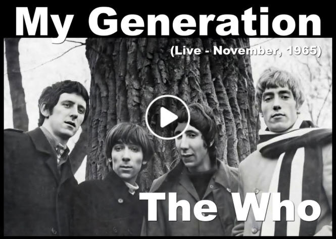 The Who - My Generation - Live - November, 1965