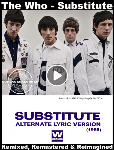 The Who - Substitute - Alterante Vocal Version - 1966 - Stereo Remix