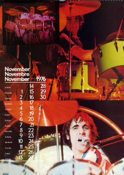 The Who - 1976 Calendar