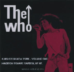 The Who - 4 Nights In New York Volume One - Madison Square Garden NY NY - CD
