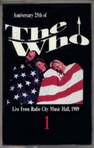The Who - Anniversary 25th of The Who - Cassette 1