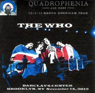 The Who - Barclay's Center - Brooklyn, NY - November 14, 2012 - CD