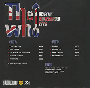 The Who - Best Of Nuremberg 1979 - 09-01-79 - LP (Back Cover)