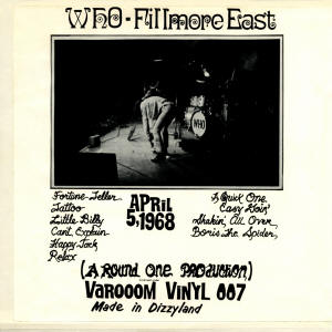 The Who - Fillmore East - April 5, 1968 - LP (Varooom Vinyl Label)