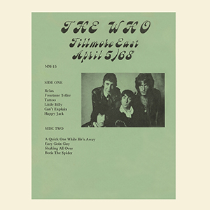 The Who - Fillmore East - April 5 / 68 - 04-05-68 - LP