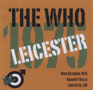The Who - Granby Halls Leicester - 19th October 1975 - CD