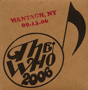 The Who - Wantagh, NY (Jones Beach) - 09-13-06 CD