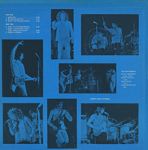 The Who - The Who Live Collector's Item 08-13-71 - LP