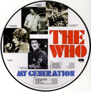 The Who - My Generation - LP (Picture Disc) - Front