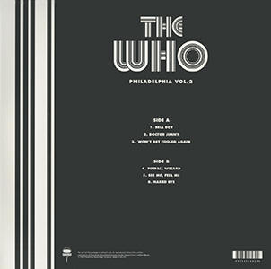 The Who - Live In Philadelphia Vol. 2 - 12-04-73 - LP