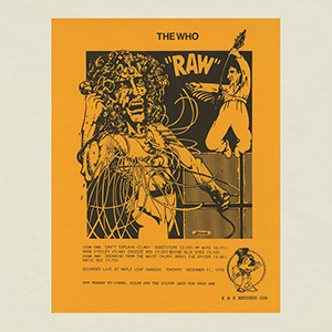 The Who Raw - LP (Blue Splash Wax)