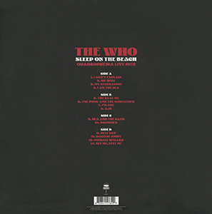 The Who - Sleep On The Beach - 12-04-73 - LP - B