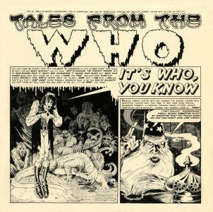 The Who - Tales From The Who - 12-04-73 - LP (Orange & Grey Discs) - Back Cover