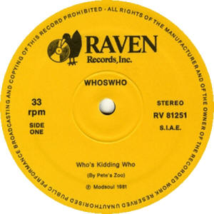 The Who - Who's Who / Who's Kidding Who - LP (Label)
