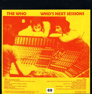 The Who - Who's Next Sessions - LP (Multi-colored vinyl)