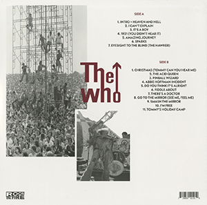 The Who - Woodstock '69 - 2025 UK LP (BackCover)