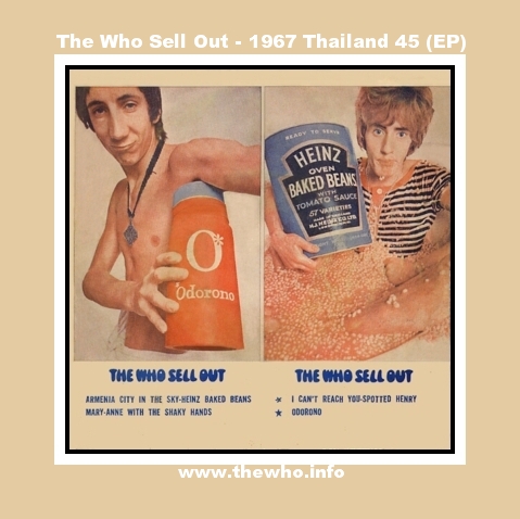 The Who Sell Out - 1967 Thailand 45 (EP)