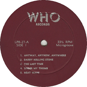 The Who - Who Unreleased - LP (Rel Label Version)