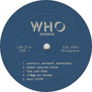 The Who - Who Unreleased - LP