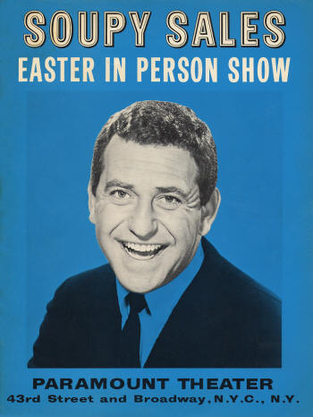 Soupy Sales - In Person Show - April, 1965 Program